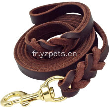 Laisse pour chien en cuir